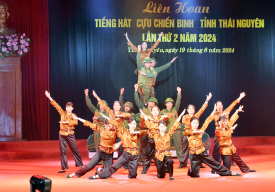 Liên hoan “Tiếng hát Cựu chiến binh” tỉnh Thái Nguyên lần thứ 2, năm 2024