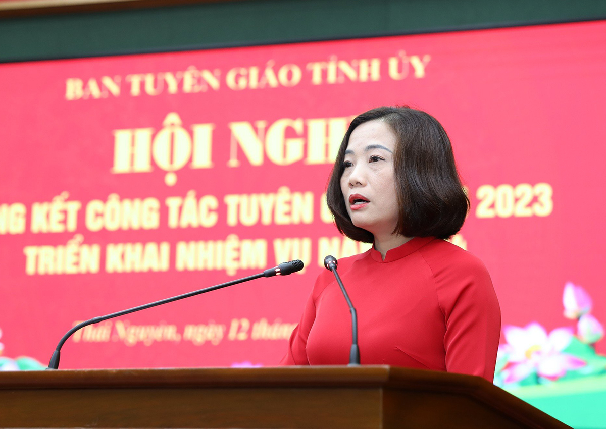 Hội nghị Tổng kết công tác tuyên giáo năm 2023, triển khai nhiệm vụ năm 2024