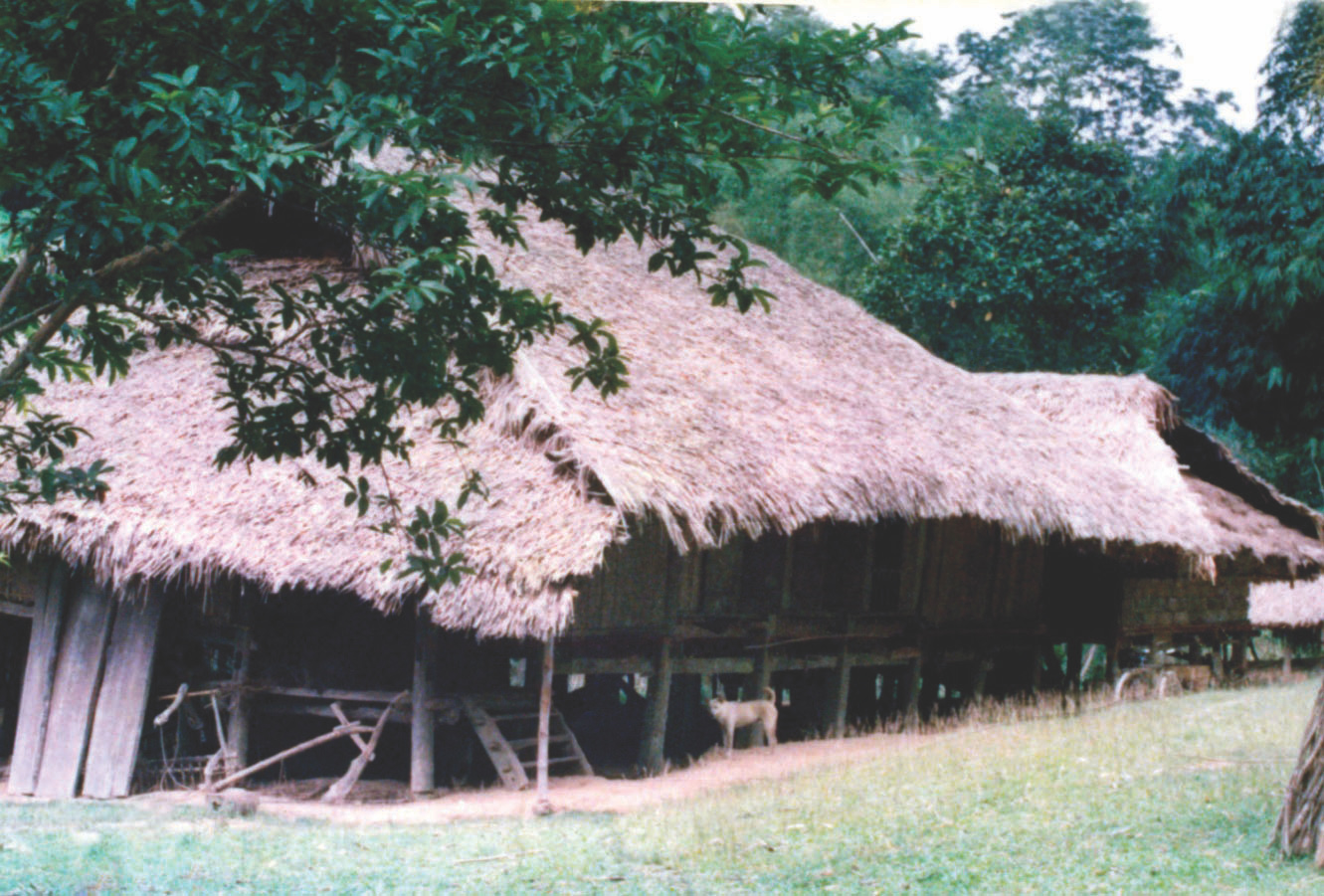 Nhà sàn truyền thống người Sán Chay xưa, ở xã Phú Thịnh, huyện Đại Từ, Thái Nguyên