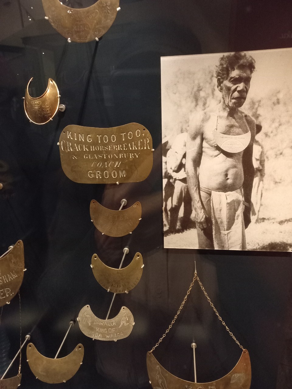 Hiện vật và hình ảnh thổ dân Úc được lưu giữ tại Bảo tàng Dân tộc học ở TP. Melburne