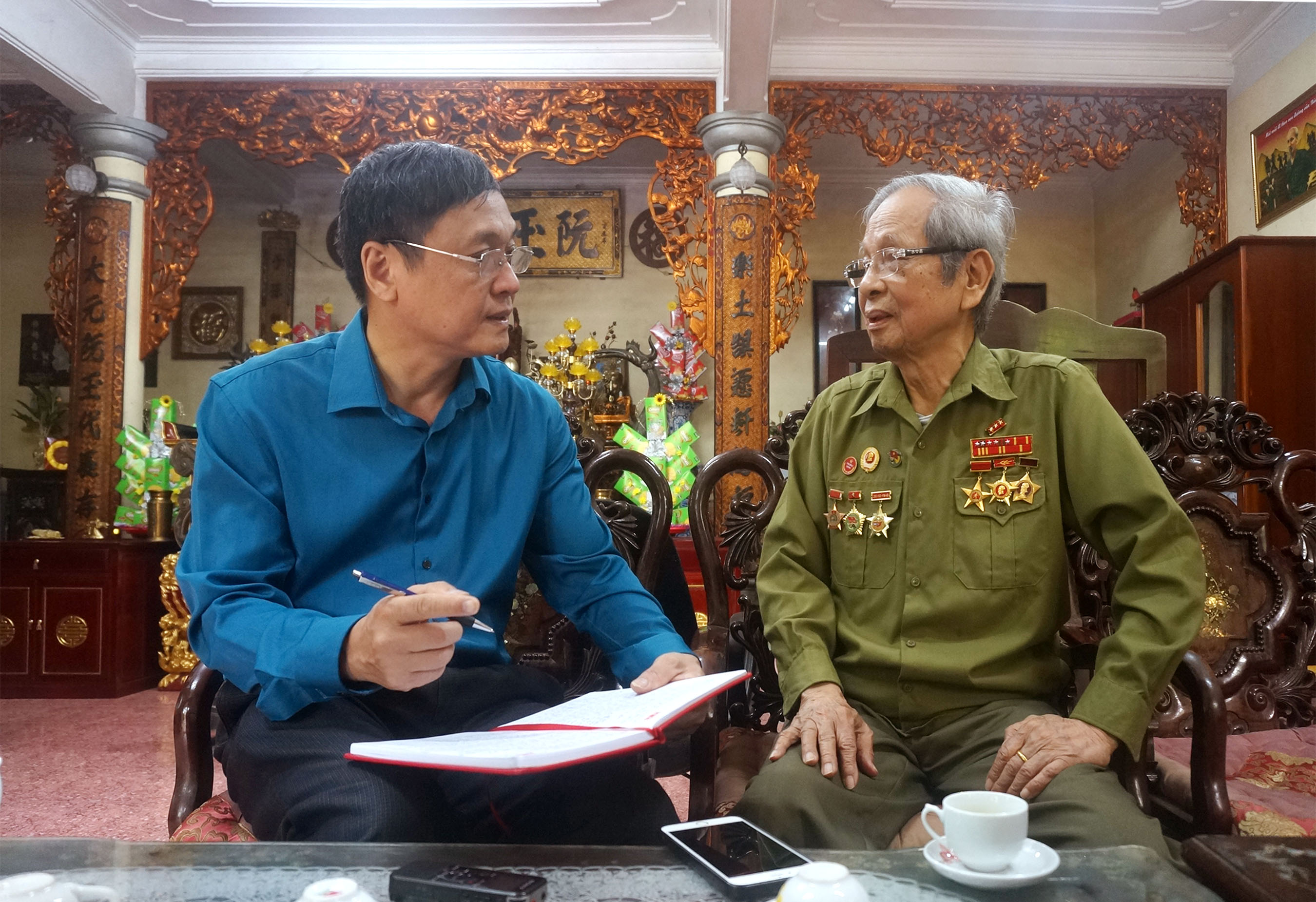 Ông Tăng chia sẻ về chuyến trở lại chiến trường Điện Biên tháng 4/2024