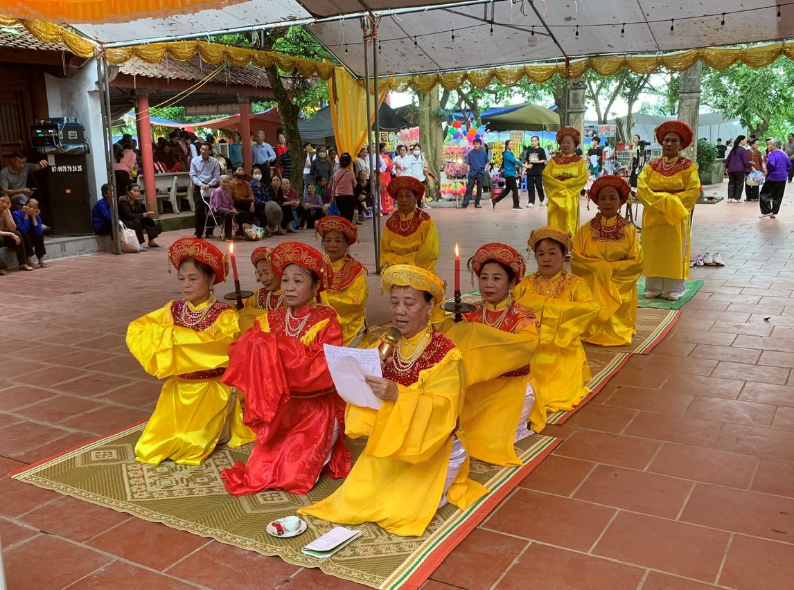 Tế lễ trong Lễ hội đền Lục Giáp