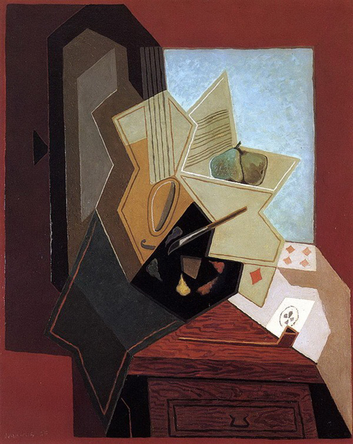 Bức “The painter’s window”, 1925 - “Khung cửa của người nghệ sĩ” của danh họa  Juan Gris