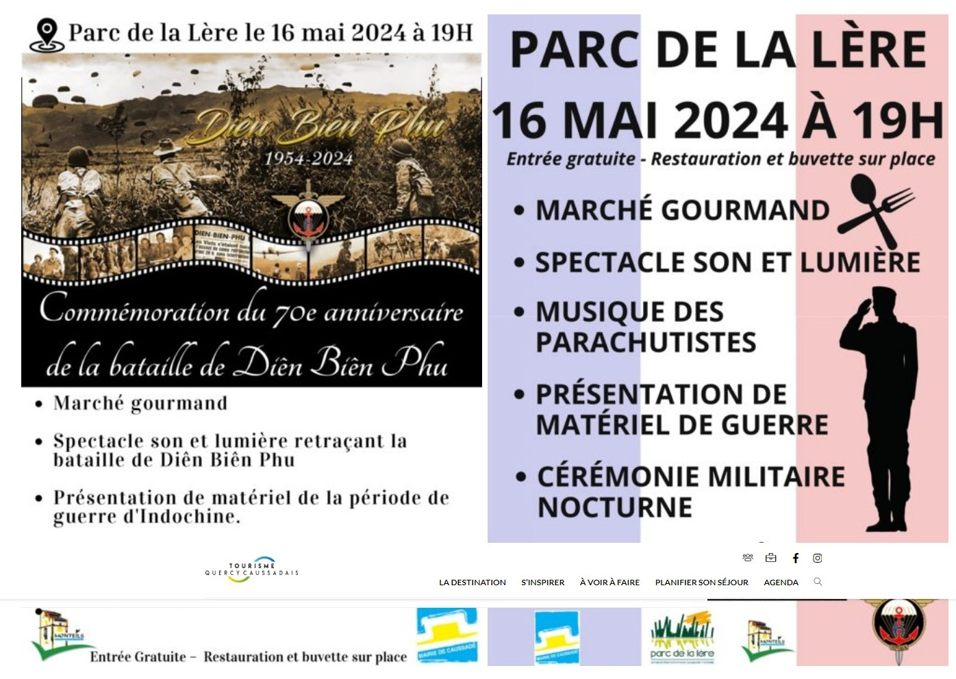 Chương trình Lễ kỷ niệm 70 năm Điện Biên Phủ ngày 16/5/2024 tại Frejus