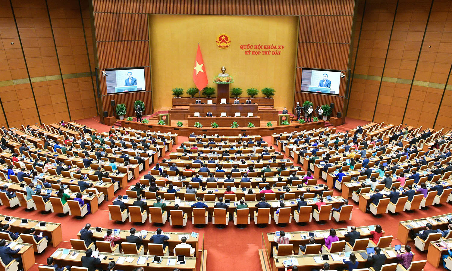 Quang cảnh phiên Khai mạc Kỳ họp thứ 7 Quốc hội khóa XV