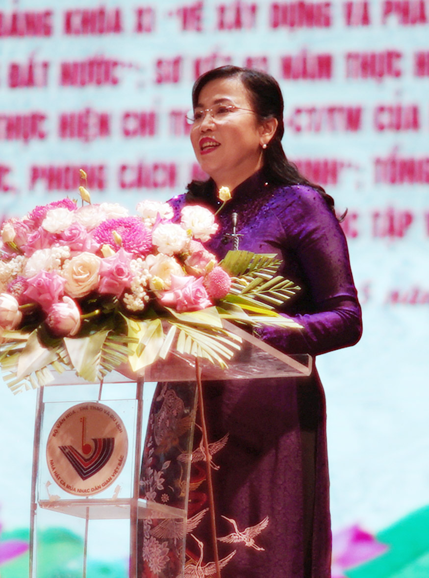 Đồng chí Nguyễn Thanh Hải, Bí thư Tỉnh ủy phát biểu tại Hội nghị
