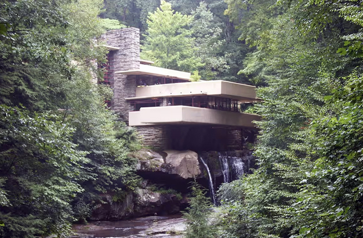  “Đẹp đến mức mọi thứ khác đều có thể được tha thứ”: Fallingwater, Pennsylvania. Ảnh: BBC/World of Wonder