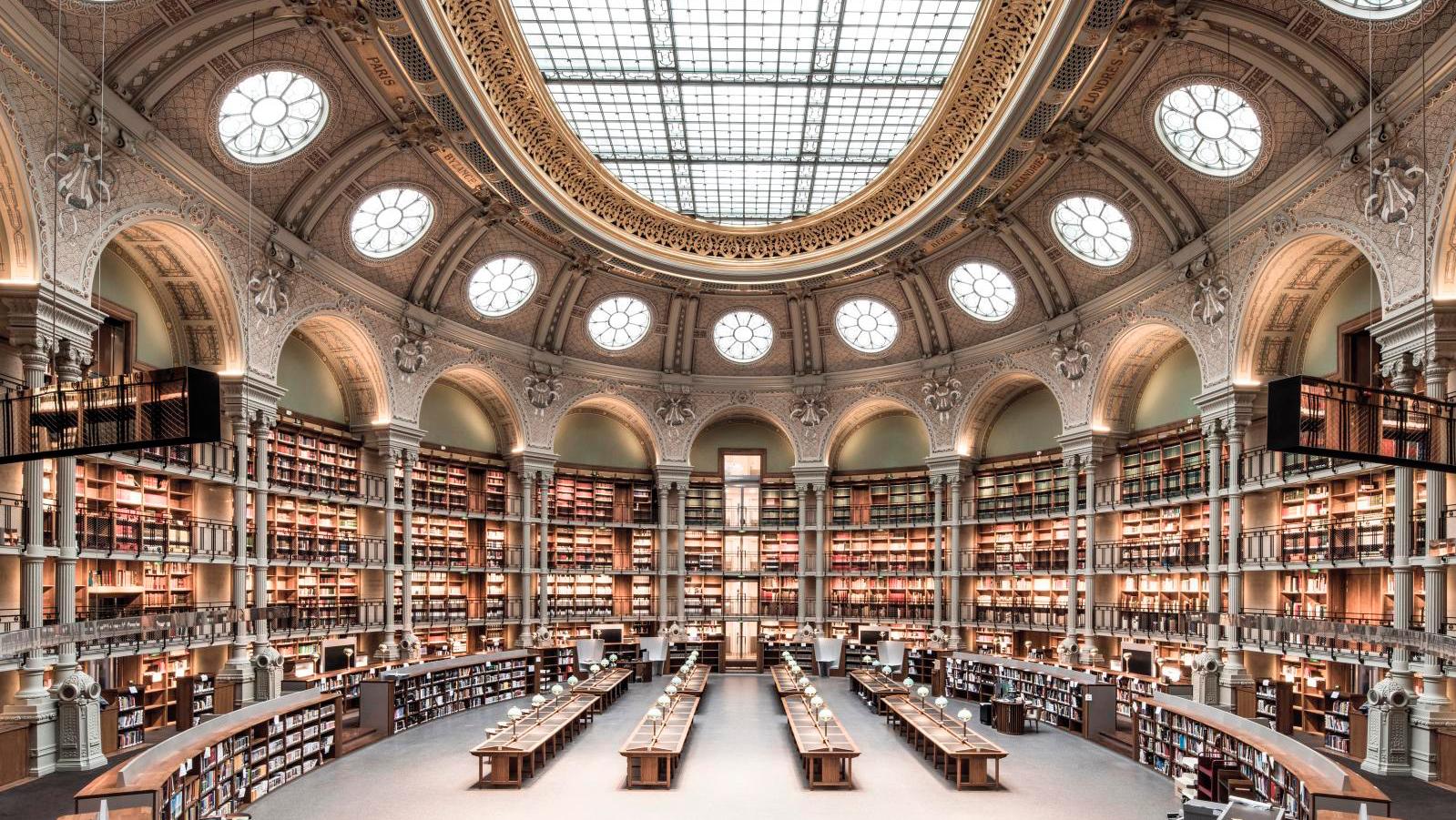 Bên trong Thư viện Quốc gia Pháp (BNF). Nguồn: gazette-drouot.com