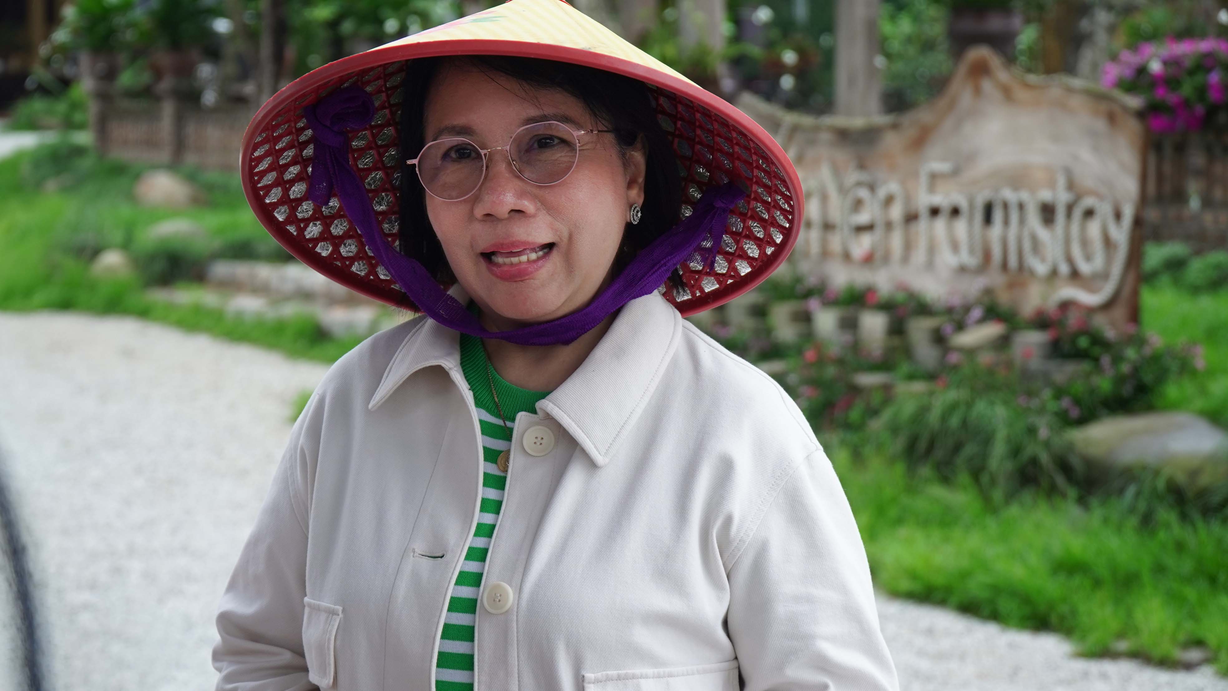 Bà Nina Cadiz, du khách đến từ Philippines