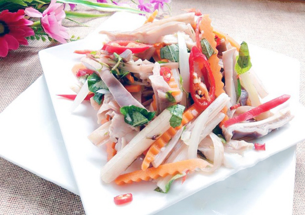 Gỏi ngó sen dạ dày
