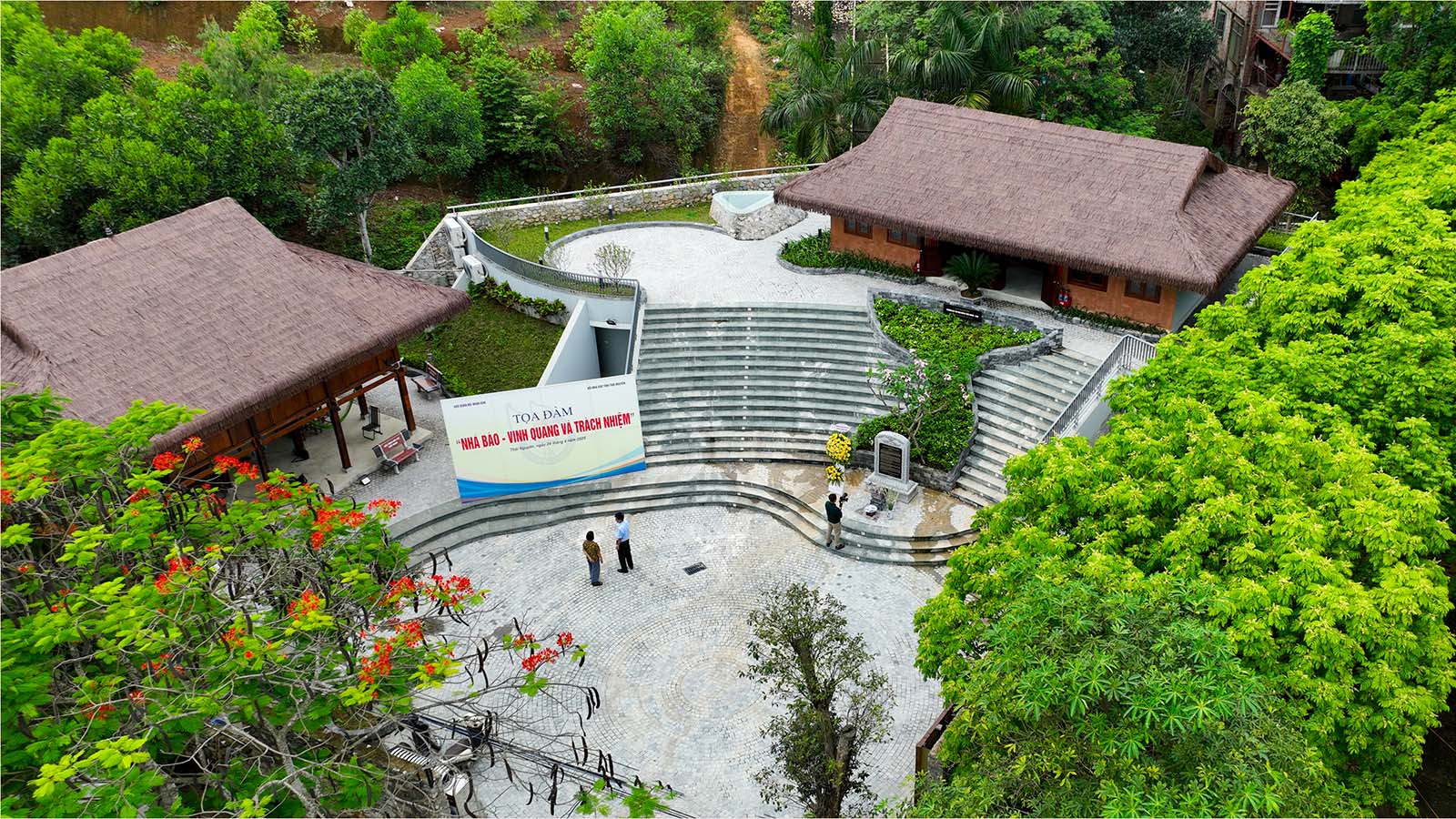 Quang cảnh Di tích lịch sử Quốc gia “Địa điểm Trường dạy làm báo Huỳnh Thúc Kháng”. Ảnh: Âu Ngọc Ninh